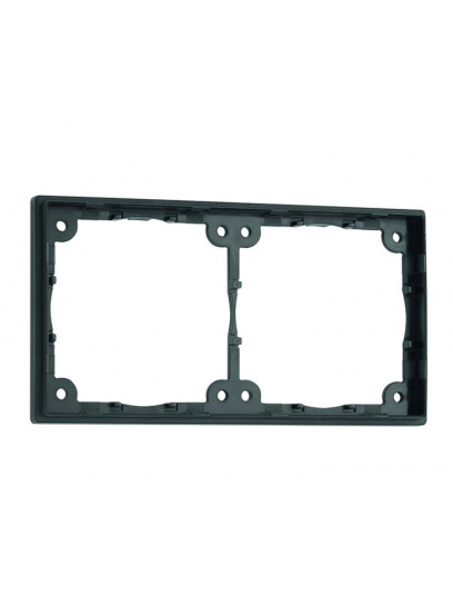 Ramka dystansowa wysoka 12 mm 1-krotna czarny połysk - Fawo