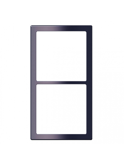 Ramka maskująca 2-krotna system 20000 czarny połysk - Fawo