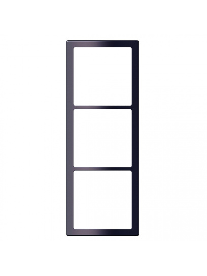 Ramka maskująca 3-krotna system 20000 czarny połysk - Fawo