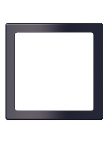 Ramka pojedyncza System 20.000 czarny połysk - Fawo