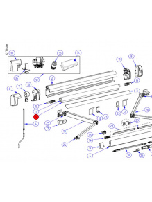 Poszycie markizy 5,00 m Mystic Grey do Omnistor 5200 - Thule