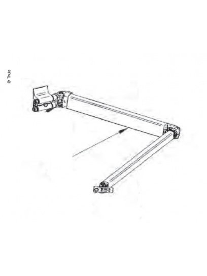 Ramię sprężynowe lewe kompletne do markizy Omnistor 5200 wysięg 2,60 m - Thule