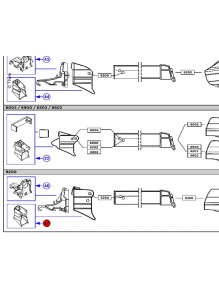 Obudowa ramienia napinającego do markiz 9200 - Thule