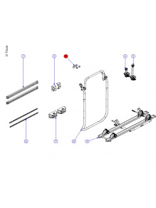 Łączniki szyn montażowych 4 szt. - Thule