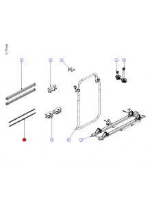 Listwy maskujące ryflowane 750 mm 2 szt. - Thule