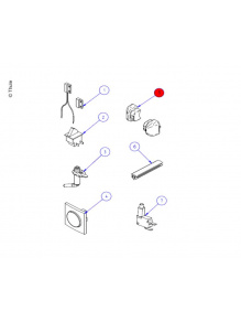 Zestaw zaślepek stopnia wysuwanego 2 szt. - Thule