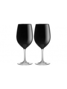 OUTLET - Kieliszki do wina Set Wineglass Thango Black 600 ml 2 szt. - Brunner