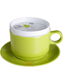 OUTLET - Filiżanka z melaminy z pokrywką Cup&Cover Space 300 ml - Brunner