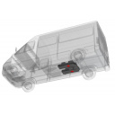 Zbiornik, pojemnik na wodę brudną Ducato/Boxer/Jumper Tank 100 l - Aplast