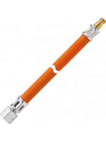 Wąż gazowy gumowy 1/4 LH-UM x STN PS 10 bar z szybkozlączką 150 cm - Gok