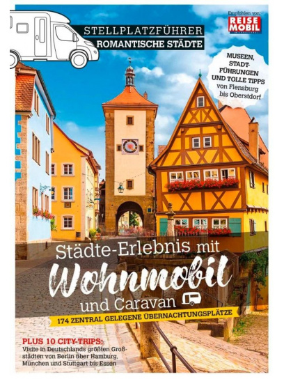 Książka przewodnik kempingowy "Romantische Stadte" jęz. niemiecki