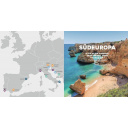 Książka przewodnik kempingowy "Campingziele" Europa jęz. niemiecki