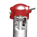 Koło podporowe 230×80 pełna guma - Carbest