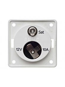 Gniazdo SAT z gniazdem 12 V