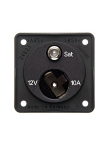 Gniazdo samochodowe 12 V + sat antracyt - Berker