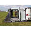 Dmuchany przedsionek do busa Movelite 2, 310×360 cm, wys. 180–220 lub 220–255 cm, 6000 mm, kedr 5/7 mm, grafit/kość słoniowa – Outdoor Revolution