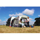 Namiot tylny do busa Movelite 1 Tail, 250×300 cm, śluza 140 cm, 6000 mm, 82×47×40 cm, 21,6 kg, antracyt/kość słoniowa – Outdoor Revolution