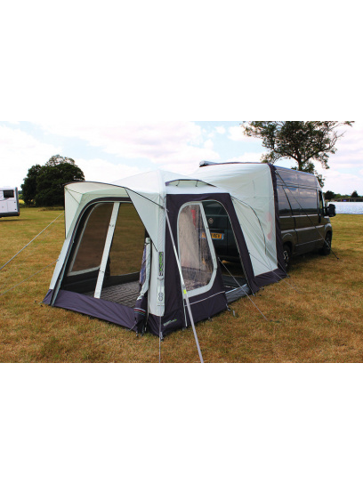 Namiot tylny do busa Movelite 1 Tail, 250×300 cm, śluza 140 cm, 6000 mm, 82×47×40 cm, 21,6 kg, antracyt/kość słoniowa – Outdoor Revolution