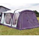 Dmuchany przedsionek do busa Movelite 3 Vario, 350×420 cm, wys. 180–240 lub 240–290 cm, 4000 mm, 250HD ripstop, 29,3 kg, grafit/kość słoniowa – Outdoor Revolution