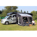 Przedsionek do kampera Sportlite Air 320L, wys. 250–265 cm, listwa 342 cm, podwójny kedr 4/6 mm, 280HDE, 4000 mm, czas 10–20 min, szary – Outdoor Revolution