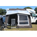 Markiza samochodowa drive-away Esprit Pro X 350M, 350×320 cm, wys. montażu 235–255 cm, 6000 mm, 20,8 kg, 85×44×44 cm, Pro 600HD, szary – Outdoor Revolution