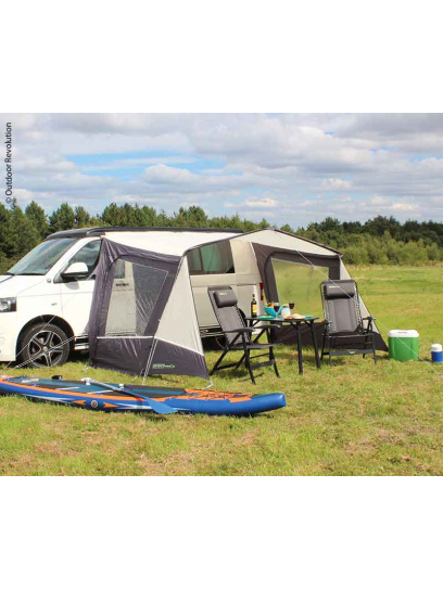 Osłona przeciwsłoneczna TECH-LINE High, szara – Outdoor Revolution