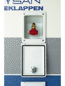 Gniazdo gazowe bezpiecznikowe białe - CKW