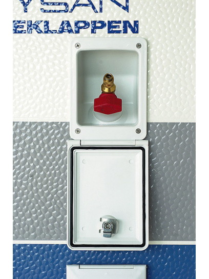 Gniazdo gazowe bezpiecznikowe białe - CKW