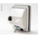 Gniazdo woda/gaz białe - CKW