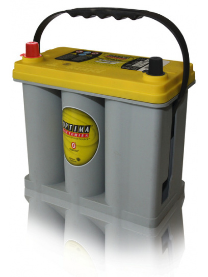 Akumulator AGM YellowTop YTS 2.7 12 V, 38 Ah, 576 A, 237×129×227 mm, 13,0 kg, żółty – Optima