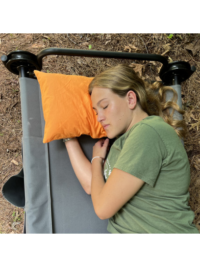 Poduszka kempingowa pomarańczowa - Disc-O-Bed