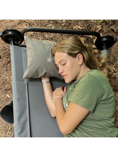 Poduszka kempingowa szara - Disc-O-Bed