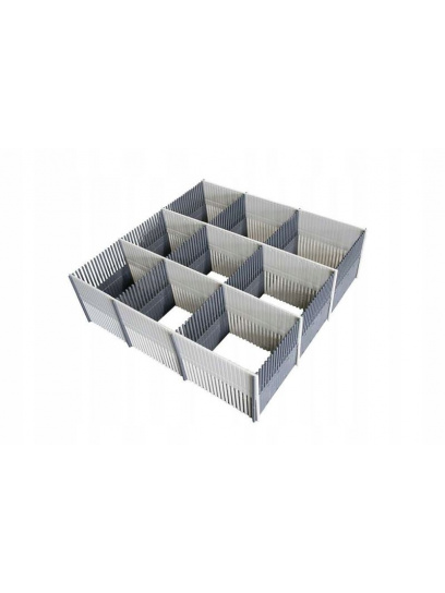 Organizer do szuflady Maxxi 8 przegródek 330x100x3 mm - Purvario