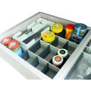 Organizer do szuflady 8 przegródek 330x60x3 mm Pure Light - Purvario