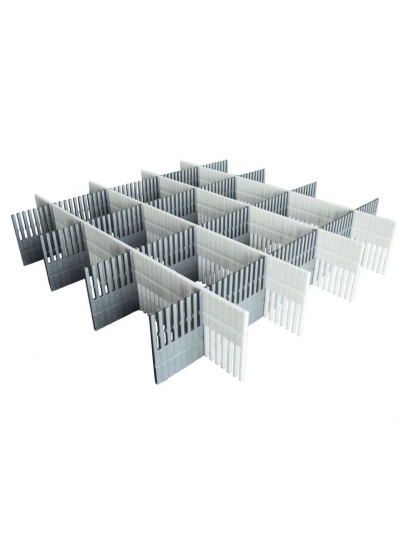 Organizer do szuflady 8 przegródek 330x60x3 mm Pure Light - Purvario