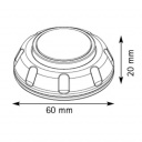 Magnetyczny ogranicznik drzwi biały - Froli
