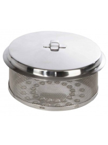 Kosz pojemnik na węgiel drzewny z pokrywą do grilla Vesuvio - Feuerdesign