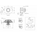 Zamek meblowy wciskany blokada Push Lock chrom mat
