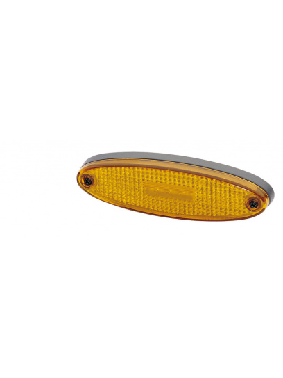 Boczna lampa obrysowa LED 150×45 mm amber - Hella