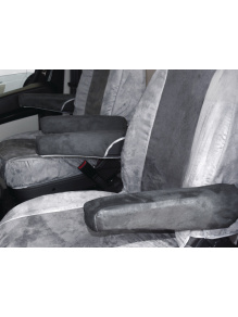 Pokrowiec na podłokietnik Ducato 2007+ Alcatraz antracyt - Hindermann