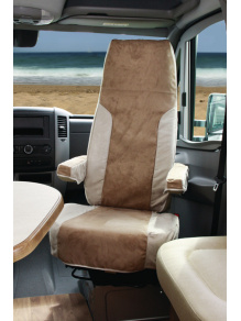 Pokrowiec na podłokietnik Mercedes Sprinter velour beżowy - Hindermann