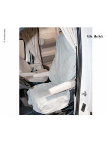 Pokrowiec frotte na fotel uniwersalny antracyt - Hindermann