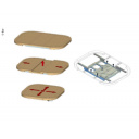 Rama wysuwna z przesuwem - Ilse