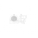 Lampa przeciwmgielna tylna LED 12 V IP67 czerwona 4 W 500 mm - Jokon