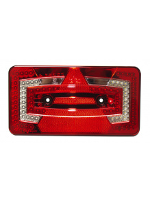 Lampa tylna LED wielofunkcyjna lewa z odblaskiem trójkątnym - Jokon