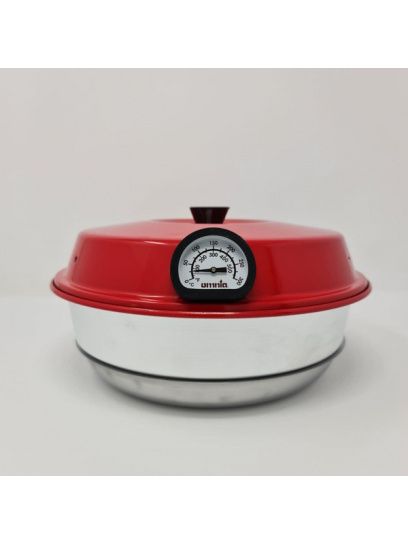 Termometr do piekarnika Omnia, analogowy, °C, srebrny – Omnia