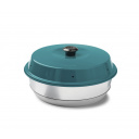 Pokrywa silikonowa do piekarnika Omnia, niebiesko-zielona – Omnia