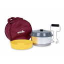 Zestaw piekarnika turystycznego Maxi Non-Stick, 3 l, powłoka nieprzywierająca (forma Maxi + forma silikonowa + uchwyt + torba), wielokolorowy – Omnia