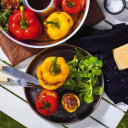 Książka kucharska do piekarnika Omnia, hiszpańska, 132 str., 46 przepisów, twarda oprawa, wielokolorowa – Omnia