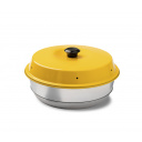 Pokrywa silikonowa do piekarnika Omnia, żółta – Omnia